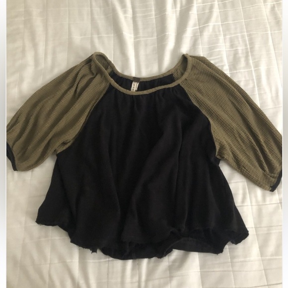 Free People womens 3/4 sleeve top size small - Picture 3 of 6